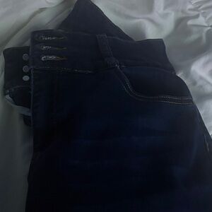 BAMBOO Deep Indigo woman Slim Jeans